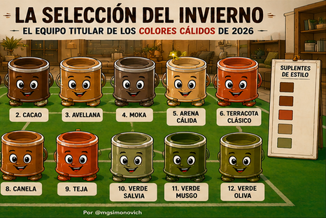 El 2026 es un año lleno de colores cálidos y que invitan a la vida: aquí una Selección de colores.. El 2026 es un año lleno de colores cálidos y que invitan a la vida: aquí una Selección de colores..