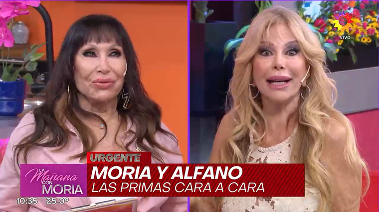 Graciela Alfano no tuvo filtros en su visita al programa de Moria Casán. Foto: captura de video / El Trece. Graciela Alfano no tuvo filtros en su visita al programa de Moria Casán. Foto: captura de video / El Trece.