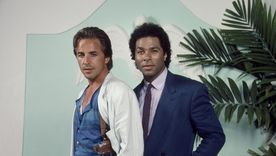 Don Johnson y Philip Michael Thomas las estrellas originales de Miami Vice.