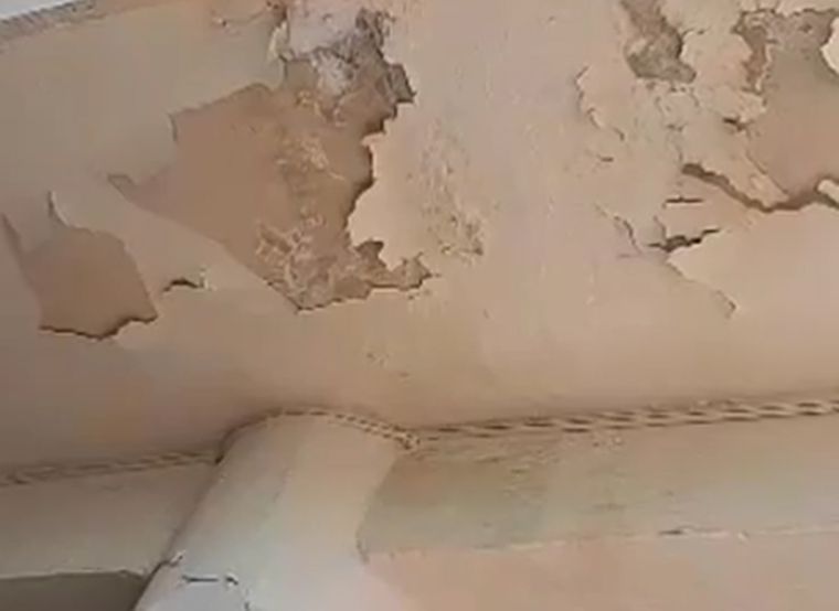 La escuela Martínez de Roas necesita numerosos arreglos Foto: Gentileza