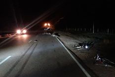 La escena del accidente. Foto: Ministerio de Seguridad