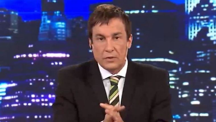 El comunicador decidió hablar sobre las palabras de su colega. Foto: Captura de pantalla TV.