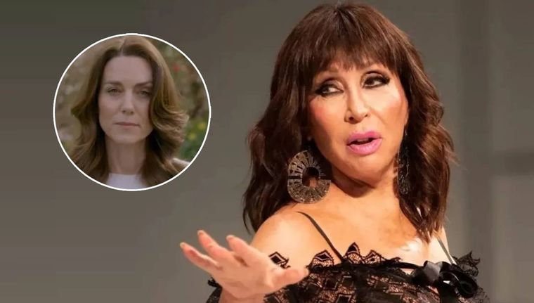 Las redes repudiaron los dichos de Moria Casán contra Kate Middleton.