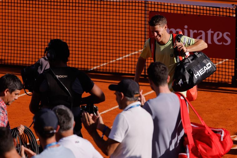 El Peque Schwartzman se despidió de las canchas. Foto: EFE