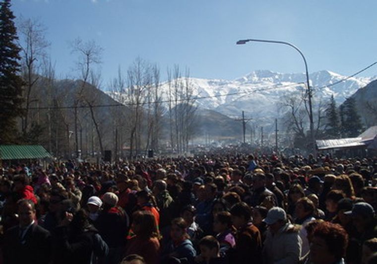 Esta postal ofreció hoy El Manzano. Foto: Federico Silvapintos