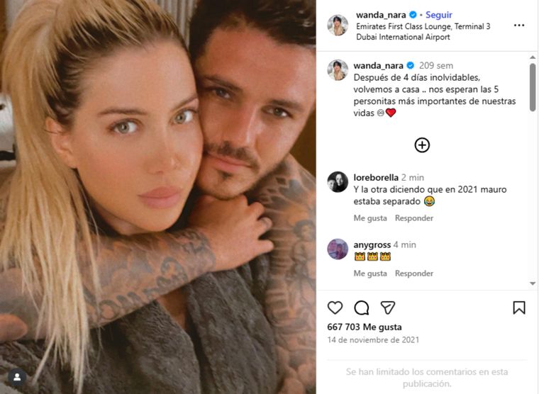 La modelo dejó en claro que en ese entonces estaba en pareja con el futbolista. La modelo dejó en claro que en ese entonces estaba en pareja con el futbolista.