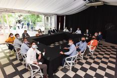 La reunión de Juntos por el Cambio derivó en una advertencia opositora a Fernández. Foto: Prensa Juntos por el Cambio