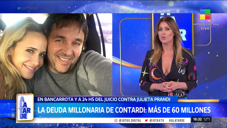 Claudio Contardi enfrenta una dura deuda. Foto: captura de video/ América TV. Claudio Contardi enfrenta una dura deuda. Foto: captura de video/ América TV.