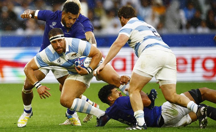Los Pumas vuelven a salir a la cancha tras el ajustado triunfo ante Samoa por 19 a 10. Foto: NA