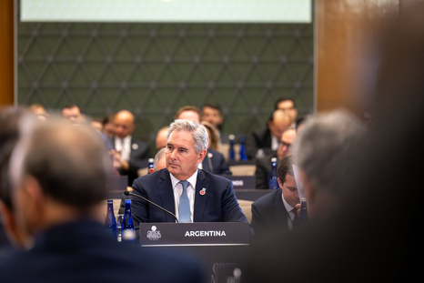 El canciller Pablo Quirno brindó un duro discurso en la ONU. El canciller Pablo Quirno brindó un duro discurso en la ONU.