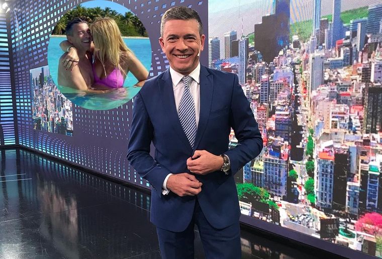 30 AÑOS NO ES NADA. ROSSI Y SU ESPOSA TIENEN 4 HIJOS, QUE VIVEN EN BUENOS AIRES.