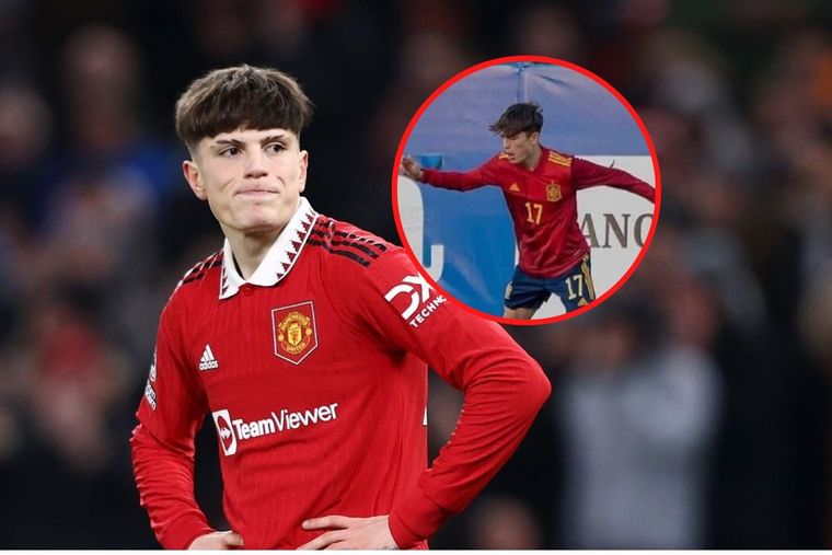 ¿Se lo soplan a Argentina? España busca seducir a Alejandro Garnacho.