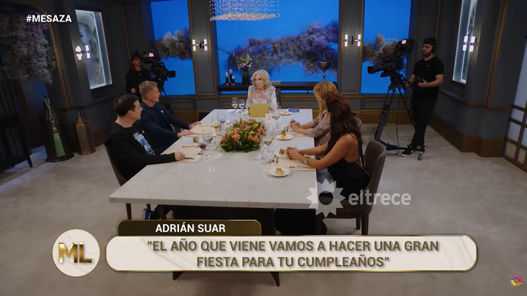 Mirtha Legrand tendrá una enorme fiesta de cumpleaños organizada por Adrián Suar y todo el canal. Mirtha Legrand tendrá una enorme fiesta de cumpleaños organizada por Adrián Suar y todo el canal.