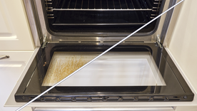 Adiós a la grasa del horno con un solo ingrediente. Foto: Shutterstock Adiós a la grasa del horno con un solo ingrediente. Foto: Shutterstock
