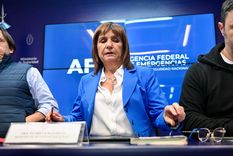 Patricia Bullrich fue punzante en la conferencia de prensa pos represión en el Congreso. Foto: Noticias Argentinas