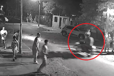 Así escapaban los delincuentes tras atropellar al niño