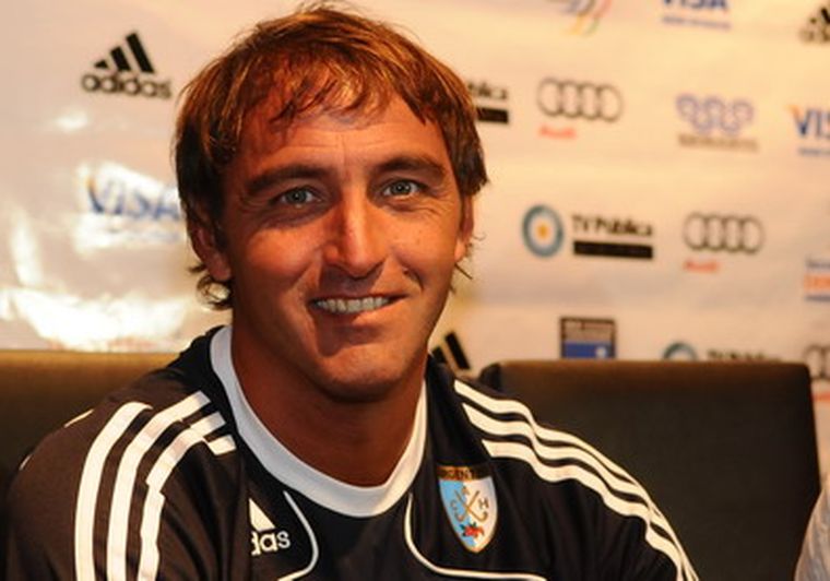 Retegui, luego del partido. Foto: Pachy Reynoso/MDZ