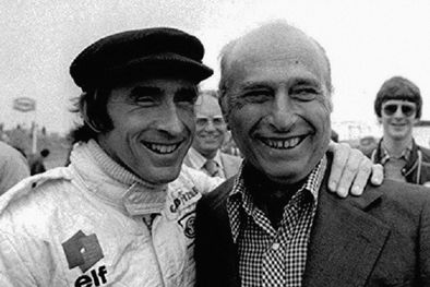 MDZol | Jackie Stewart y Juan Manuel Fangio, grandes amigos