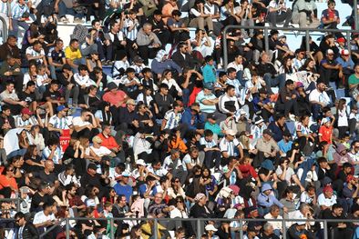 MDZol | El público argentino copó San Juan. Foto: EFE