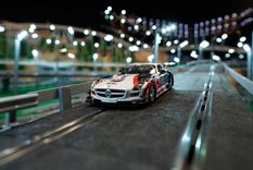 conoce la pista scalextric mas grande del mundo