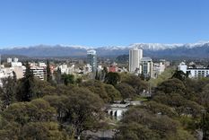 Jueves con mínima de 5° y máxima de 13° en Mendoza, acompañado por nubosidad parcial y vientos leves del este. &nbsp;