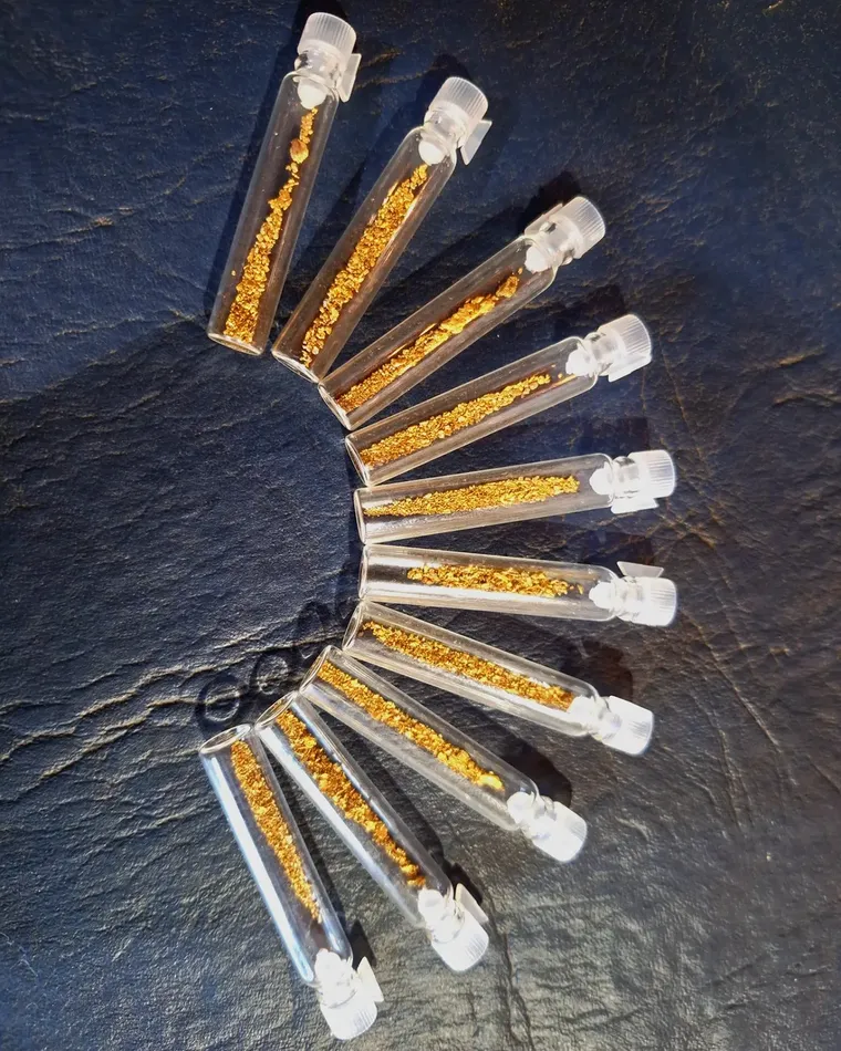 Las muestras que sortearon en La Carolina. Foto: @lacarolina_turismo en Instagram