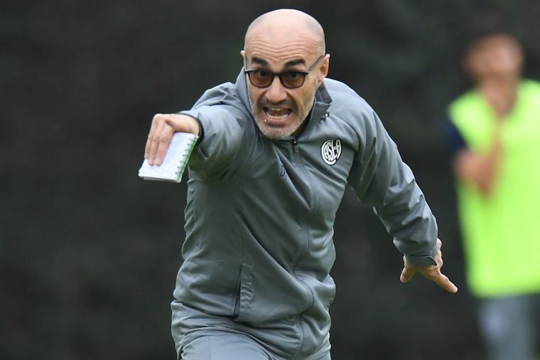 El entrenador del Ciclón habló del futuro de Franco Di Santo Foto: San Lorenzo