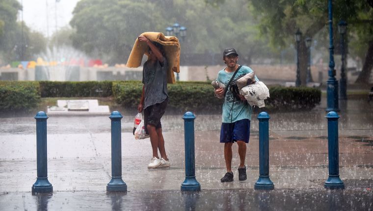 Las condiciones de inestabilidad continuarán durante el miércoles Foto: Santiago Tagua/MDZ