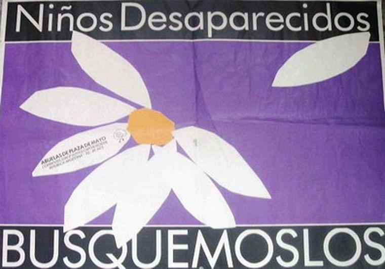 Afiche de las Abuelas de Plaza de Mayo. Foto: Web