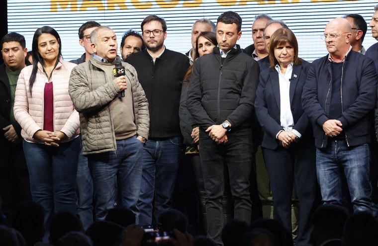 Luis Juez en la madrugada del lunes 26 de junio aseguró que esperarán el escrutinio definitivo para conocer el resultado de las elecciones en la provincia de Córdoba Foto: Telam
