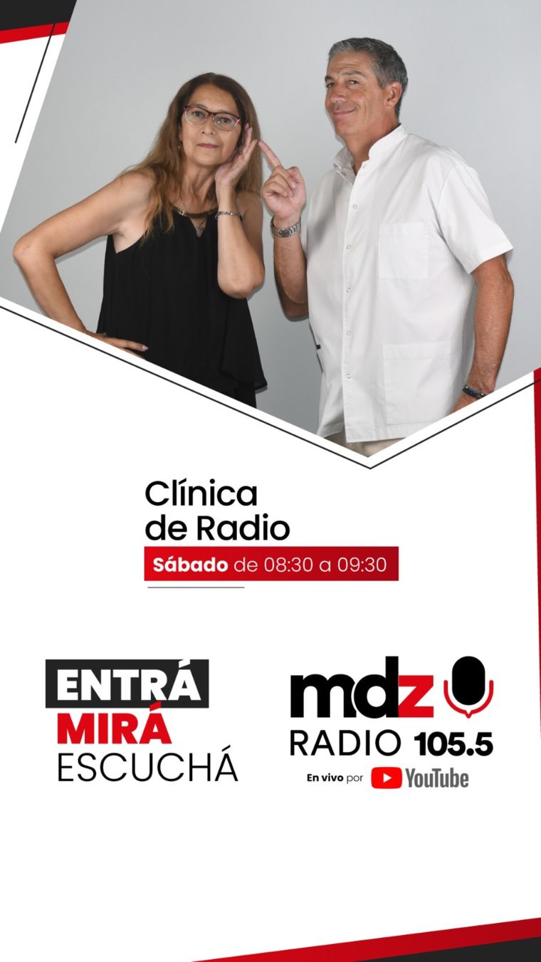 Desde este sábado, vas a poder disfrutar "Clínica de radio" por MDZ Radio. Desde este sábado, vas a poder disfrutar "Clínica de radio" por MDZ Radio.