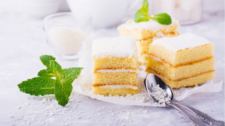 bizcochuelo.de.coco Bizcochuelo casero de coco sin azúcar. Foto: okdiario.com