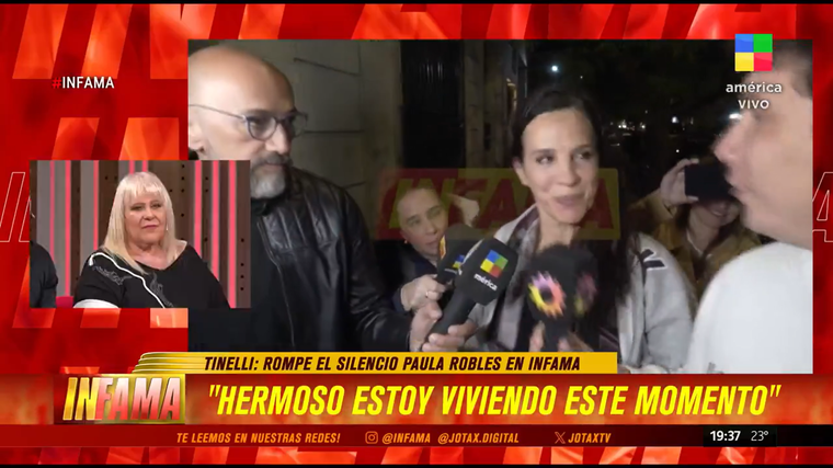 La sorpresiva frase de Paula Robles ante el escándalo familiar que rodea a Marcelo Tinelli. La sorpresiva frase de Paula Robles ante el escándalo familiar que rodea a Marcelo Tinelli.