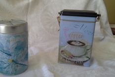 como reciclar latas de cafe para hacer objetos decorativos