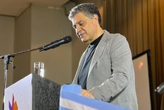 Jorge Macri, jefe de Gobierno porteño Foto: X @ferialibro