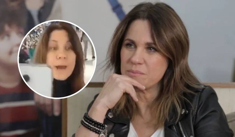 Nancy Dupláa habló del mal momento que pasó cuando la escracharon en el aeropuerto.