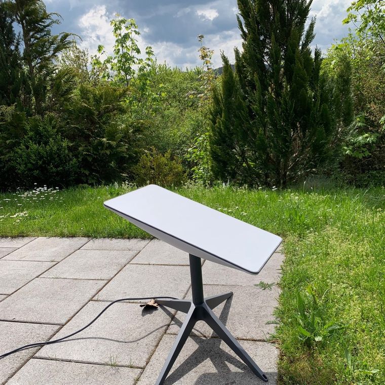 El equipo de Starlink fue incluido en el plan Cuota Simple Foto: X @DimaZeniuk