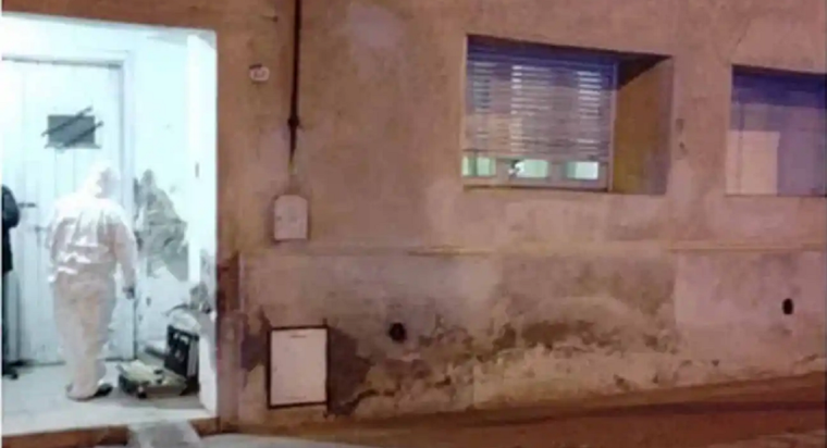La casa en la que mataron a la mujer policía Foto: Gentileza