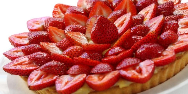 Tarta de fresas Foto: cookpad