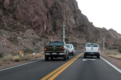 MDZol | infracciones ruta 7 doble linea amarilla (1)