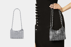 Zaira Nara fue una de las más destacadas en los premios Ídolo por su estilo y elegancia y sobre todo por esta cartera que lució y cuesta mucho dinero Foto: Página web Rabanne