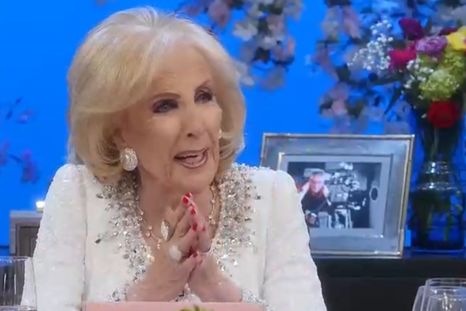 La diva fue tajante. Foto: captura de video/ El Trece. La diva fue tajante. Foto: captura de video/ El Trece.