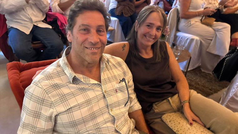 Roberto Grau y Mariana Schweitzer. Roberto Grau y Mariana Schweitzer.