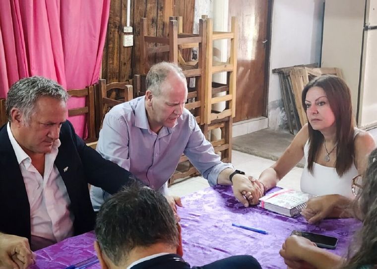 Pablo De la Torre en una reunión con la ministra Sandra Pettovello Foto: Noticias Argentinas