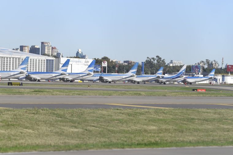 Desde hace cuatro meses, el mercado aéreo de cabotaje está en retroceso. Agosto fue otro mes en baja Foto: Juan Mateo Aberastain/MDZ