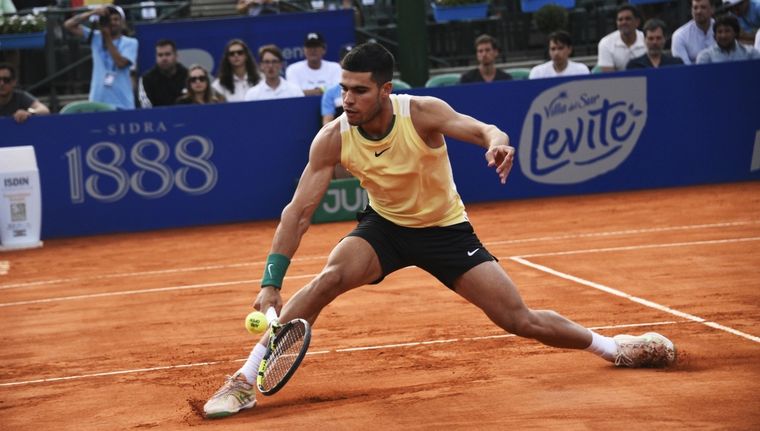 Alcaraz se lesionó tras su paso por el Argentina Open Foto: Juan Mateo Aberastain Zubimendi / MDZ