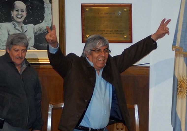 Hugo Moyano busca pacificación en la CGT. Foto: Telam