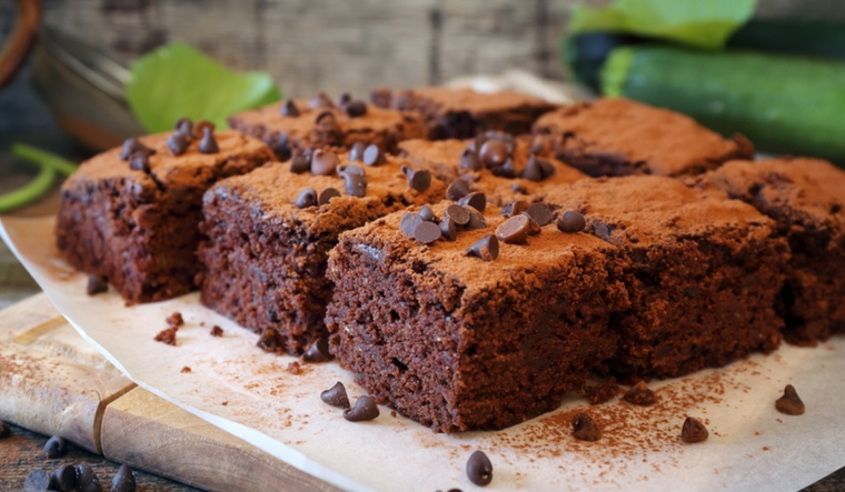 Brownies de calabacín caseros, un postre delicioso y nutritivo Foto: Shutterstock