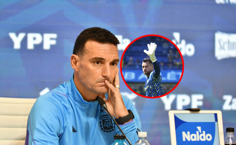 Scaloni volvió a hablar de Romero Foto: MDZ