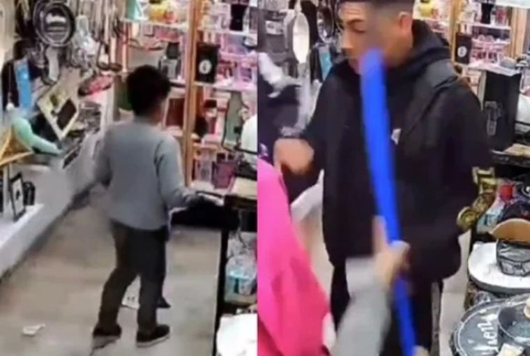 Florencio Varela: entraron a robar a un comercio y el nene los atacó con una escoba